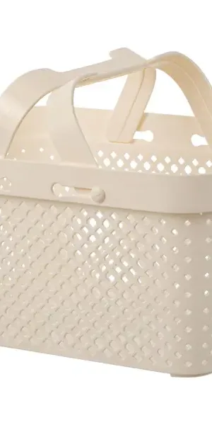 Корзина для хранения Plast Team Mien 26x13.7x19.2 см полипропилен цвет молочный