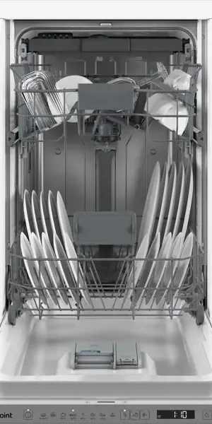 Встраиваемая посудомоечная машина Hotpoint HIS 2D86 D 45 см 8 программ цвет нержавеющая сталь