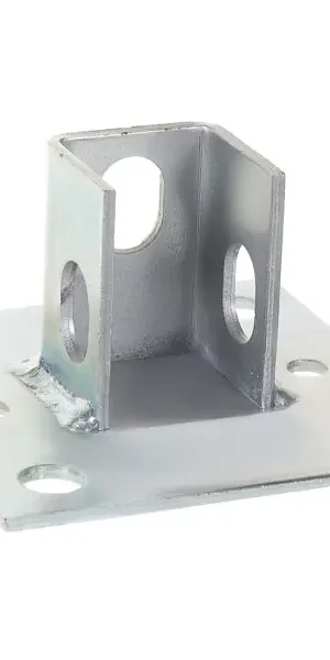 Основание потолочной стойки под профиль 100x100x3 мм, сталь