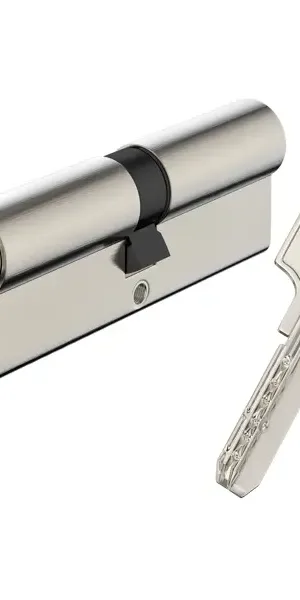 Цилиндр Standers TTAL1-4545NBCR, 45x45 мм, ключ/вертушка, цвет хром