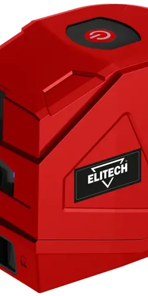 Нивелир лазерный Elitech 4К-ЗЕЛ зеленый луч штатив в комплекте, 20 м