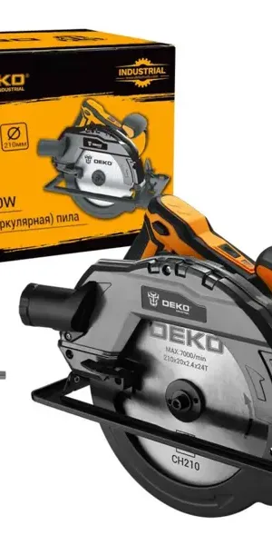 Пила циркулярная сетевая Deko DKCS2300W, 2300 Вт, 210 мм