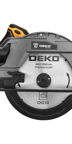 Пила циркулярная сетевая Deko DKCS2300W, 2300 Вт, 210 мм