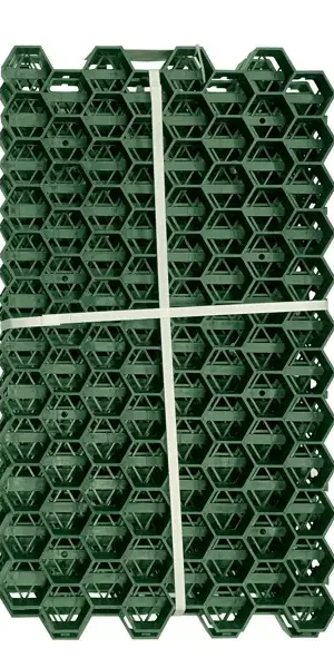 Газонная решетка Beginia пластик 70x40x3.2 см цвет зеленый 4 шт.