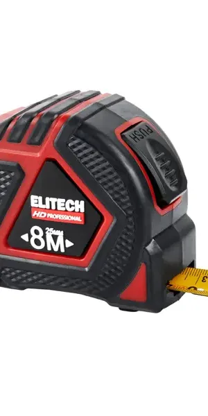 Рулетка Elitech HD 310403 с магнитным наконечником 8 м x 25 мм
