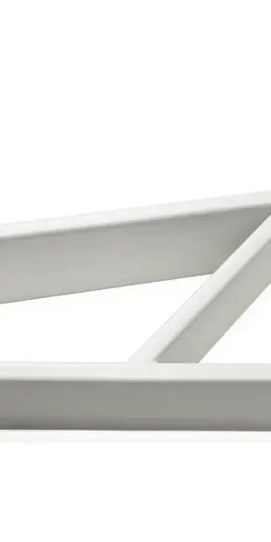 Ножка мебельная прямоугольная Palladium 50x720x50 мм железо цвет белый