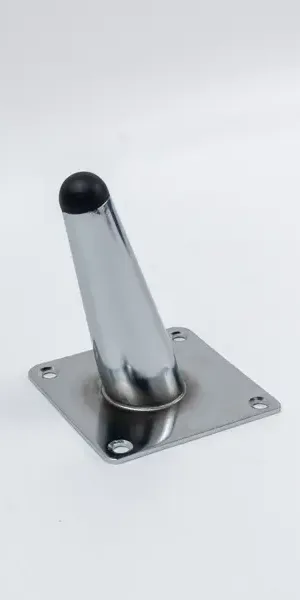 Ножка мебельная прямоугольная Palladium 32x100x32 мм железо цвет хром