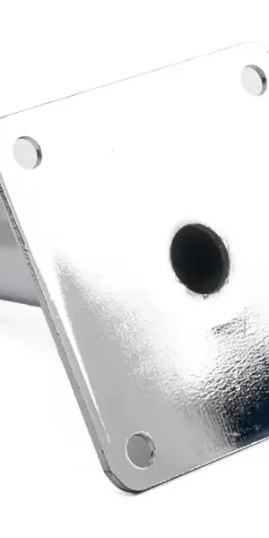Ножка мебельная прямоугольная Palladium 32x100x32 мм железо цвет хром