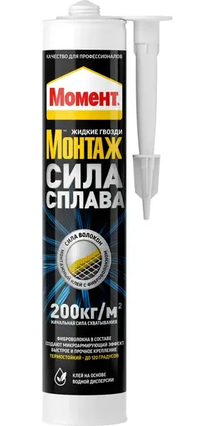 Клей монтажный Момент Сила сплава 400 г