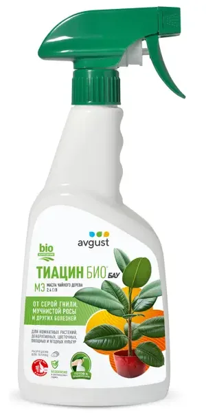 Биоинсектицид с диффузором для защиты от болезней Avgust Био Бау 500 мл