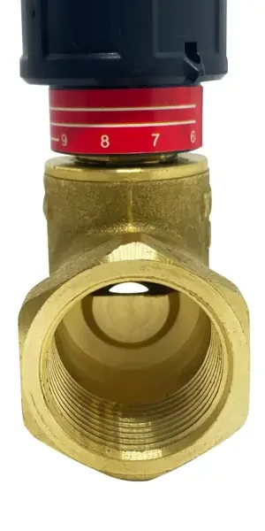 Балансировочный клапан для радиатора прямой Heizen 3/4" латунь