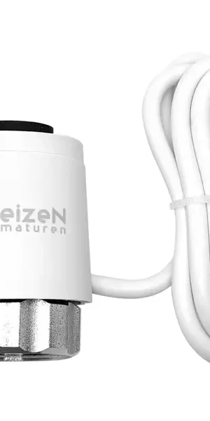 Сервопривод Heizen NC PT8301 M30x1.5 закрытый цвет белый