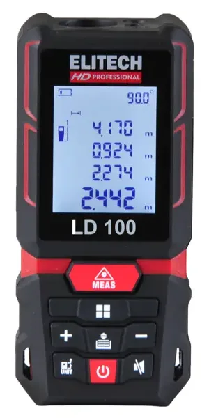 Дальномер лазерный Elitech HD LD100, 100 м