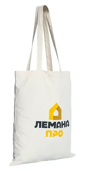 Сумка-шоппер 42x35 см 3 л цвет бежевый