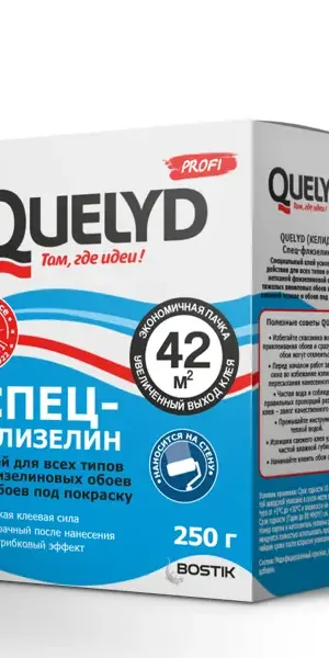 Клей для флизелиновых обоев Quelyd 42 м²