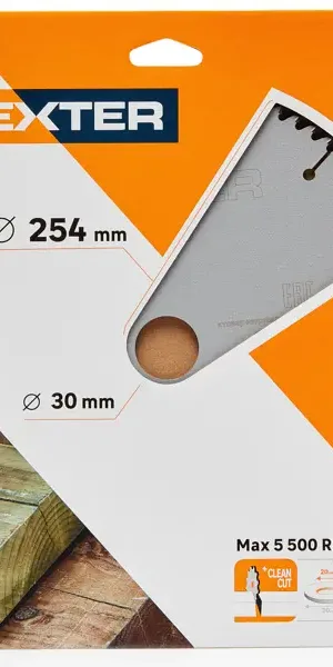Диск пильный по дереву Dexter FD-E032543084T 84Т 254x30x2 мм, кольца: 20 и 25.4
