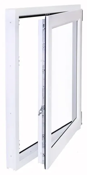 Окно пластиковое ПВХ VEKA одностворчатое 870x900 мм (ВxШ) правое поворотно-откидное однокамерный стеклопакет белый/белый