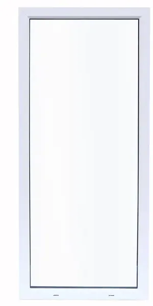 Окно пластиковое ПВХ VEKA глухое 1000x600 мм (ВxШ) стекло 4 мм белый/белый
