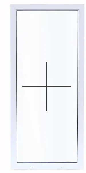 Окно пластиковое ПВХ VEKA глухое 1000x600 мм (ВxШ) стекло 4 мм белый/белый