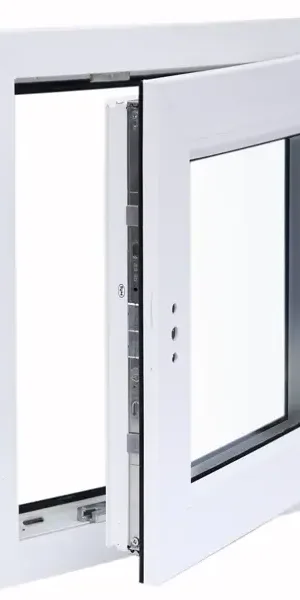 Окно пластиковое ПВХ VEKA одностворчатое 620x600 мм (ВxШ) правое поворотно-откидное однокамерный стеклопакет белый/белый