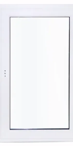 Окно пластиковое ПВХ VEKA одностворчатое 1100x700 мм (ВxШ) поворотное однокамерный стеклопакет белый/белый