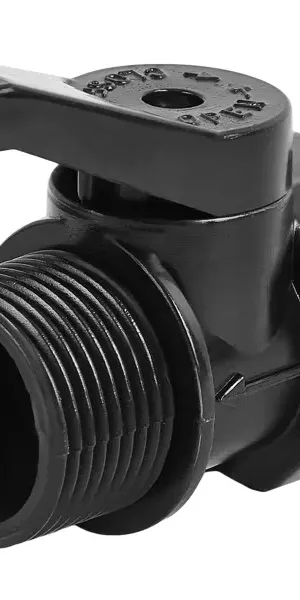 Кран пластиковый BOUTTE 3/4" наружная-внутренняя резьба