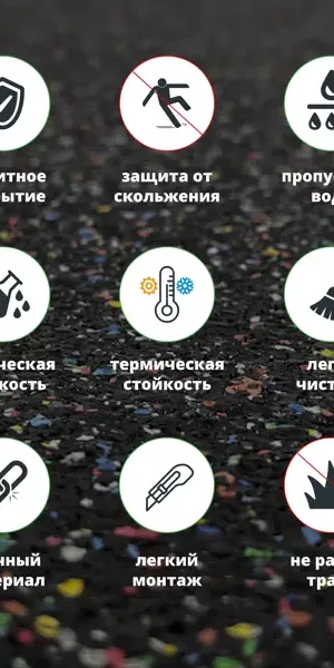 Тротуарная противоскользящая дорожка Alegria outdoor 2500x600x5 мм