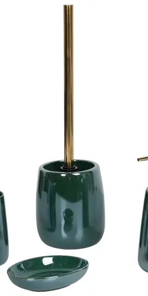 Стакан для зубных щёток Swensa Glam SWC-2503-GRN-02 керамика цвет зеленый