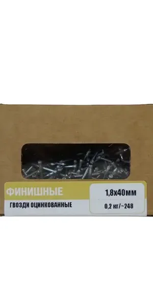 Гвозди финишные Tech-Krep 1.8x40 мм 0.2 кг