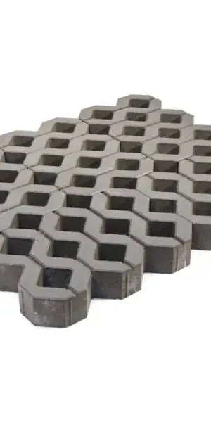 Газонная решетка 400x600x100 мм серый