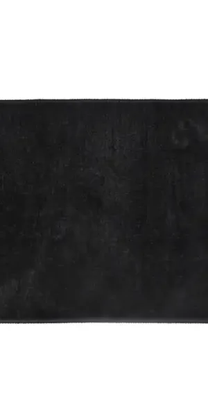 Коврик для ванной Swensa Presto 50x80 см цвет черный микрофибра