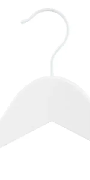 Плечики для одежды Konsensa 45 см с покрытием soft touch дерево цвет белый