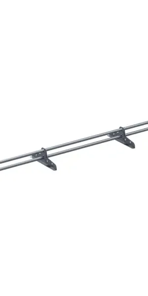 Снегозадержатель трубчатый ЭКО для МЧ, ПН, мягкой кровли 3 м RAL 7024(RR23) темно-серый