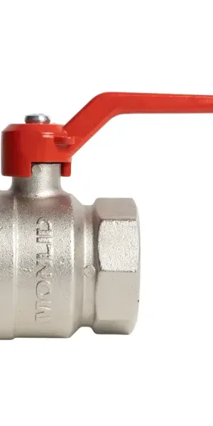 Кран шаровой Monlid DN32 PN40 1 1/4" ВР/НР латунь ручка рычаг