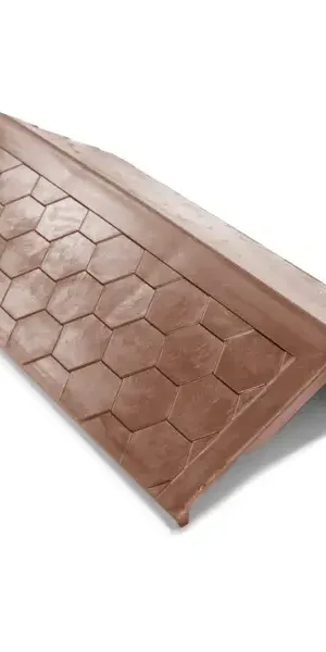 Парапет ППК 500x258x25 мм цвет коричневый
