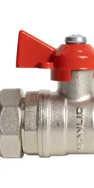 Кран шаровой с американкой Monlid DN15 PN40 1/2" латунь ручка бабочка