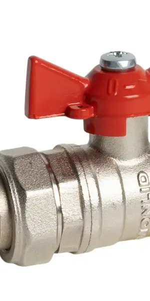 Кран шаровой с американкой Monlid DN15 PN40 1/2" латунь ручка бабочка