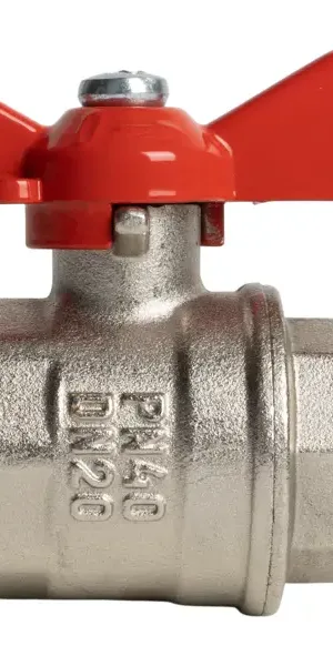 Кран шаровой Monlid DN20 PN40 3/4" НР латунь ручка бабочка