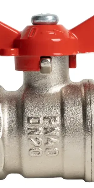 Кран шаровой Monlid DN20 PN40 3/4" ВР латунь ручка бабочка