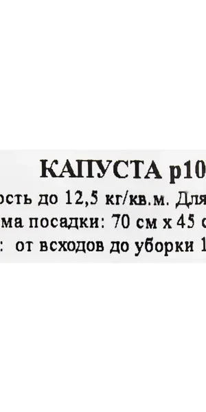 Рассада Капуста ø9 h15 см