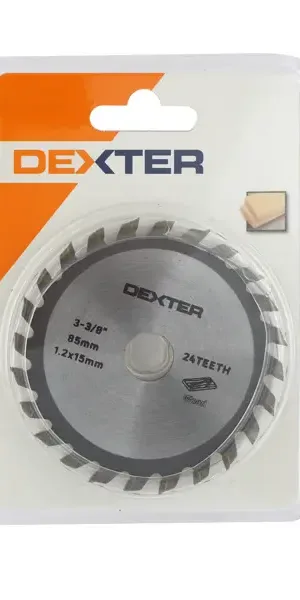 Диск по дереву 85x15 мм 24 зуба Dexter