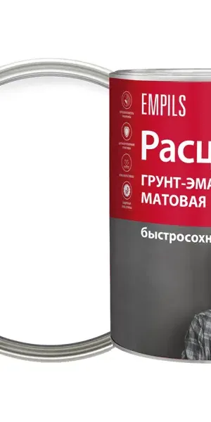 Грунт-эмаль по ржавчине 3 в 1 Расцвет быстросохнущая цвет белый 0.9 кг