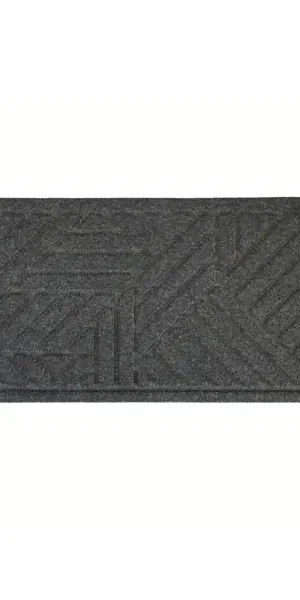 Коврик грязезащитный Cipro G2 25x70 см полипропилен цвет серый