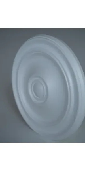 Декоративная потолочная розетка полистирол белая Decoflair D309-285 28.5 см