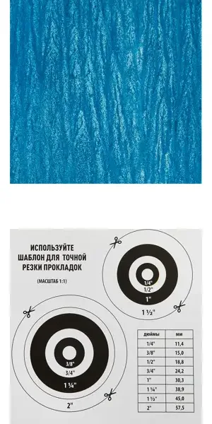 Паронит безасбестовый 100x100x2 мм