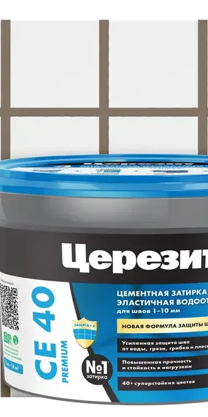 Затирка цементная Церезит CE 40/2 цвет песчаник 45 2 кг