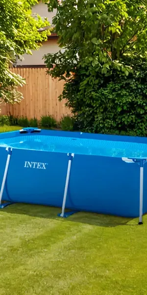 Бассейн каркасный Intex Rectangular Frame 28272 300x200x75 см