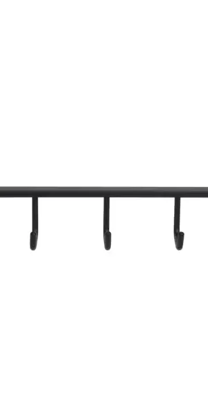Вешалка Swensa Lucid SWR-5400-11-BLK, металл, 5 крючков, цвет черный