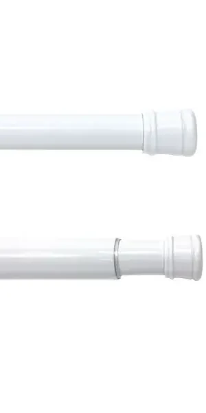 Карниз для ванной Bath Plus телескопический 122-218 см цвет белый