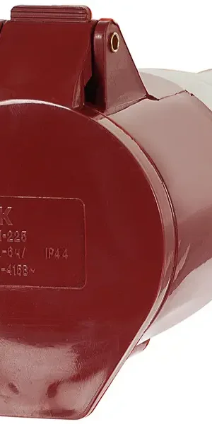 Розетка силовая переносная IEK ноль заземление 32 А 380 В